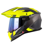 CASCO MULTIPROPÓSITO SHAFT_PRO MX4000 DV AVENGER GRIS+AMARILLO NEON