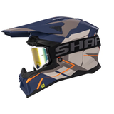 CASCO CROSS SHAFT MX60 JOUKAR AZUL+NARANJA