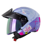 CASCO ABIERTO SHAFT 212 BONDO AZUL CLARO+MORADO