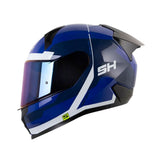 CASCO INTEGRAL SHAFT 560 EVO TEYK AZUL+BLANCO