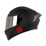 CASCO INTEGRAL XONE X-500 RS PLANO NEGRO+ROJO