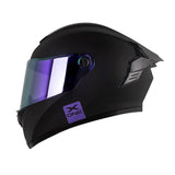 CASCO INTEGRAL XONE X-500 RS NEGRO+MORADO
