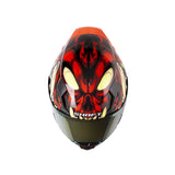 CASCO ABIERTO SHAFT 562 R TOXIC NEGRO+ROJO