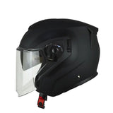 CASCO ABIERTO ZEUS 626 NEGRO MATE
