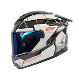 CASCO INTEGRAL LS2 FF806 CE-12 NEGRO+GRIS CLARO