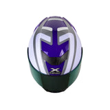 CASCO INTEGRAL XONE X-500 RS LEAP GRIS+MORADO