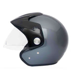 CASCO ZEUS 507 ABIERTO TITANIO BRILLANTE