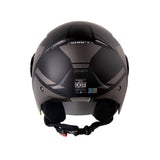 CASCO ABIERTO SHAFT 212 ONER NEGRO + GRIS OSCURO
