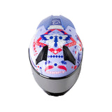 CASCO INTEGRAL SHAFT 560 EVO UNSTOPPABLE MORADO+BLANCO