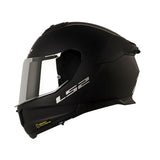 CASCO INTEGRAL LS2 FF808 STREAM II NEGRO MATE VISOR SILVER