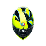 CASCO INTEGRAL AGV K3 SV ROSSI WT PHILLIP ISLA 2005 AMARILLO NEON
