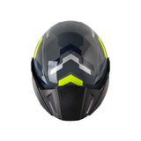 CASCO ABIERTO SHAFT 212 ZOUNTEX GRIS+AMARILLO NEÓN