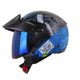 CASCO ABIERTO SHAFT 212 BONDO CAMALEON AZUL