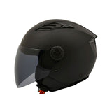 CASCO ABIERTO KONTROL 236 NEGRO MATE