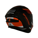 CASCO INTEGRAL SPARTAN DRAKEN CREEPER ROJO
