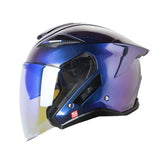 CASCO ABIERTO SHAFT PRO 343 DV PLANO CAMALEON+ NEGRO
