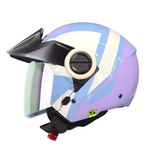 CASCO ABIERTO SHAFT 212 PLANO MORADO CLARO+BLANCO
