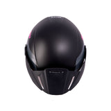 CASCO ABIERTO ICH 102 FRONTEX NEGRO+FUCSIA MATE