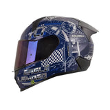 CASCO INTEGRAL SHAFT 560 EVO MANKIND AZUL OSCURO