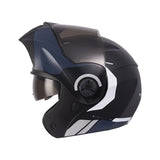 CASCO ABATIBLE ICH 3110 KHAM NEGRO+AZUL OSCURO