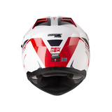 CASCO MULTIPRO SHAFT_PRO MX400 DV AVENGER BLANCO+ROJO