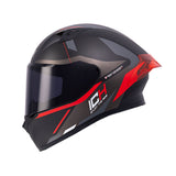 CASCO INTEGRAL ICH 503 SP TRENT NEGRO+ROJO