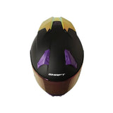 CASCO INTEGRAL SHAFT 560 EVO PLANO NEGRO+MORADO