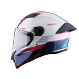 CASCO INTEGRAL SPARTAN FENIX SLAB BLANCO+AZUL