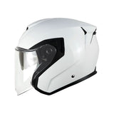 CASCO ABIERTO ZEUS 626 BLANCO BRILLANTE