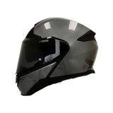 CASCO ABATIBLE SMK GULLWING PLANO GRIS