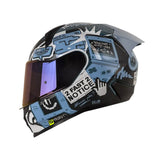 CASCO INTEGRAL SHAFT 560 EVO AZUL+BLANCO