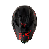 CASCO MULTIPROP LS2 MX702 CRAZY NEGRO+ROJO