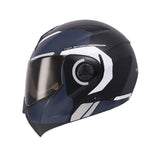 CASCO ABATIBLE ICH 3110 KHAM NEGRO+AZUL OSCURO