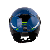 CASCO ABIERTO SHAFT 212 ONER AZUL+AMARILLO NEON