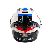 CASCO INTEGRAL LS2 FF806 RAZOR BLANCO PERLA+ROJO