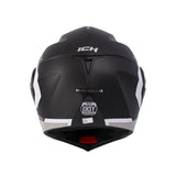 CASCO ABATIBLE ICH 3110 KHAM NEGRO+GRIS
