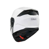 CASCO ABATIBLE SMK GULLWING PLANO BLANCO BRILLANTE