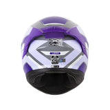CASCO INTEGRAL XONE X-500 RS LEAP GRIS+MORADO