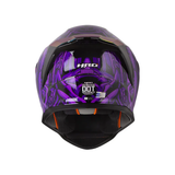 CASCO INTEGRAL HRO 506 SP TRIBAL NEGRO+MORADO