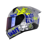CASCO INTEGRAL SHAFT 560 EVO ANARCHY GRIS+BLANCO