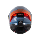 CASCO INTEGRAL SHAFT 526 SP EVO BANDOX AZUL+NARANJA