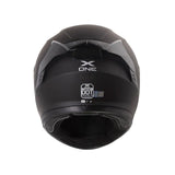 CASCO INTEGRAL XONE X-500 RS PLANO NEGRO+GRIS