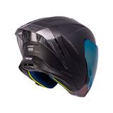 CASCO ABIERTO SHAFT 246 NEGRO+GRIS OSCURO