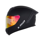 CASCO INTEGRAL LS2 FF820 NEGRO MATE IRIDIUM ROJO