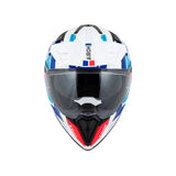 CASCO MULTIPROPÓSITO AIROH BANDIT HORN BLANCO+AZUL+ROJO