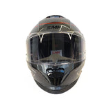 CASCO INTEGRAL SMK T-CARBON NERO GP NEGRO+ROJO