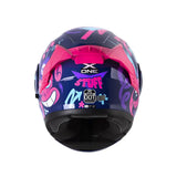 CASCO ABATIBLE XONE 3000 RS STUFF AZUL+FUCSIA
