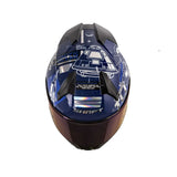 CASCO INTEGRAL SHAFT 560 EVO MANKIND AZUL OSCURO