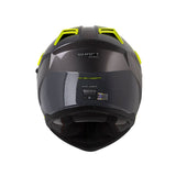 CASCO MULTIPROPÓSITO SHAFT_PRO MX4000 DV AVENGER GRIS+AMARILLO NEON
