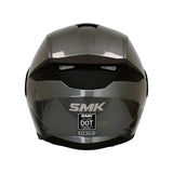 CASCO ABATIBLE SMK GULLWING PLANO GRIS